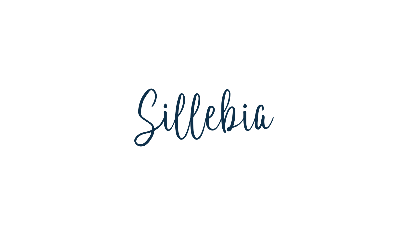 Sillebia, script handwritten fancy decorative calligraphy font preview