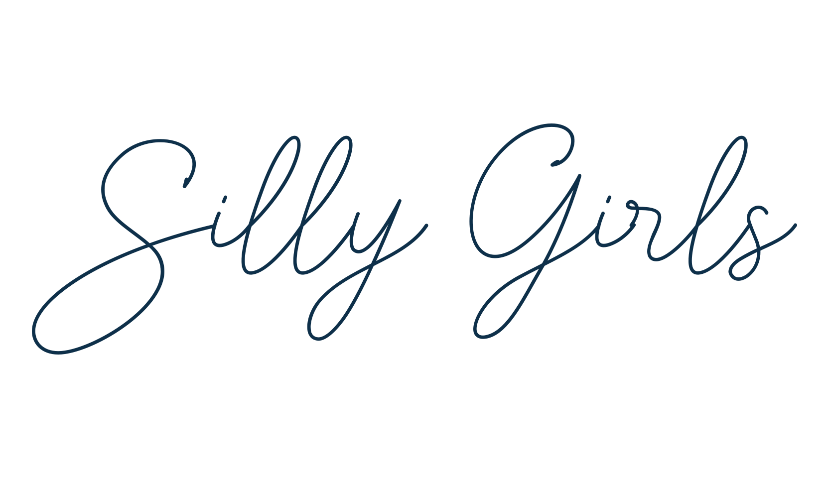 Silly Girls, script handwritten fancy decorative calligraphy font preview