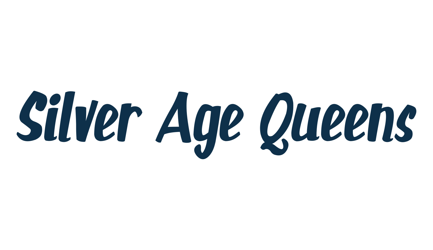 Silver Age Queens, script brush fancy decorative calligraphy font preview