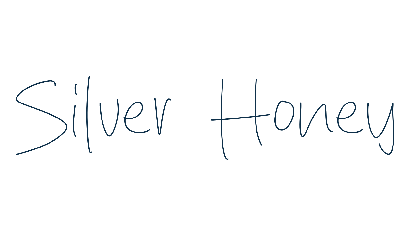 Silver Honey, script handwritten fancy decorative calligraphy font preview