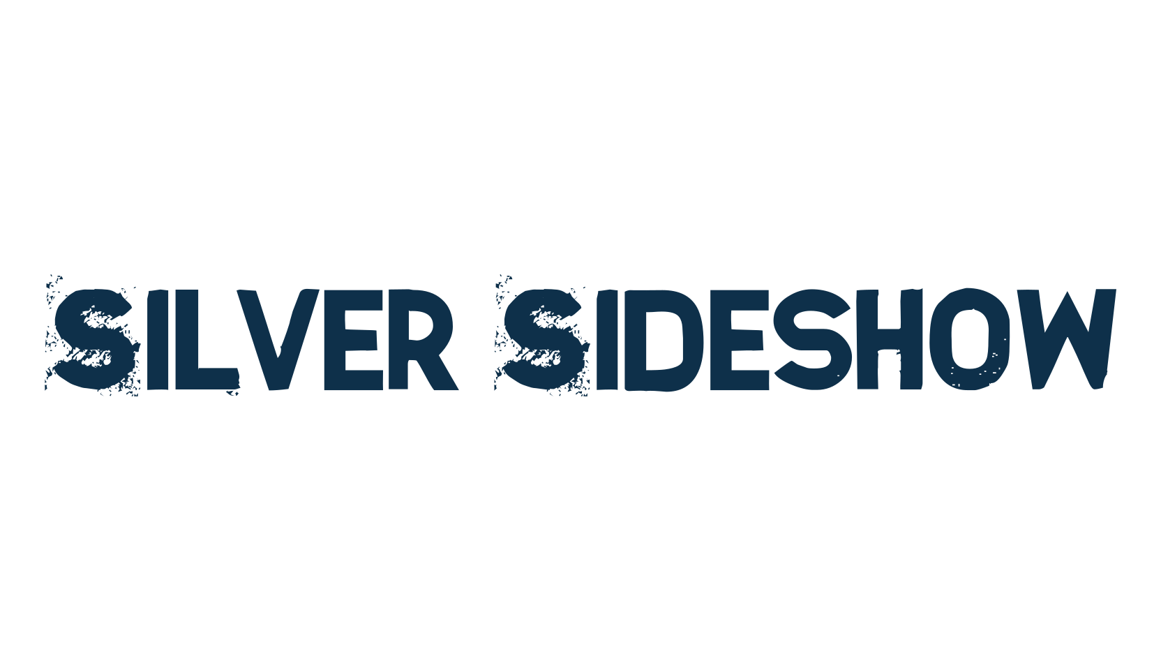 Silver Sideshow, fancy destroy decorative font preview