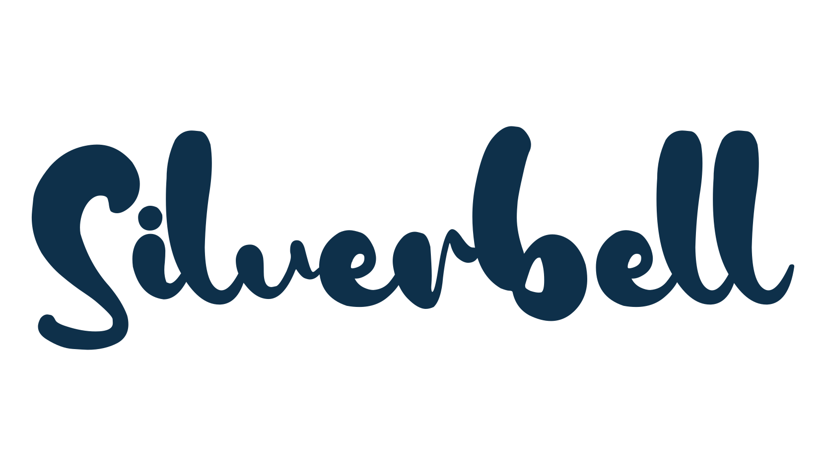 Silverbell, fancy decorative font preview