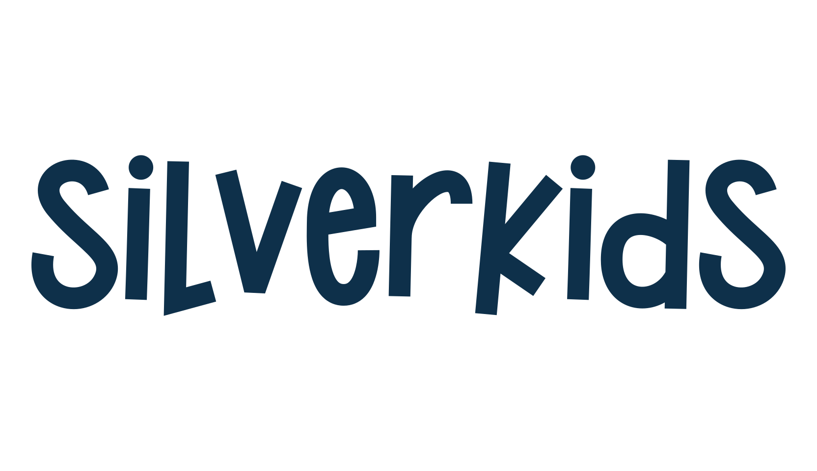 Silverkids, cartoon font preview