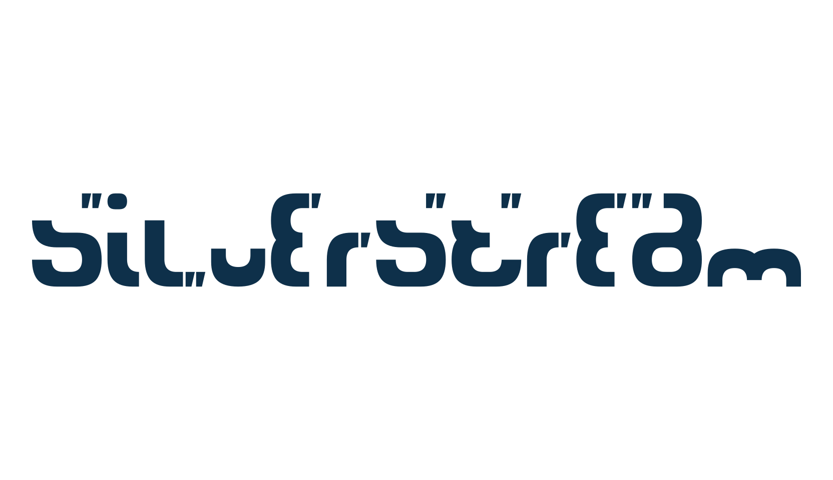 SilverStream, techno sci-fi font preview