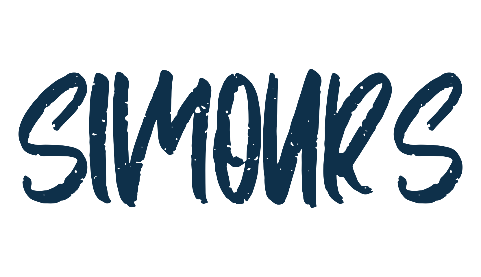 Simours, brush font preview