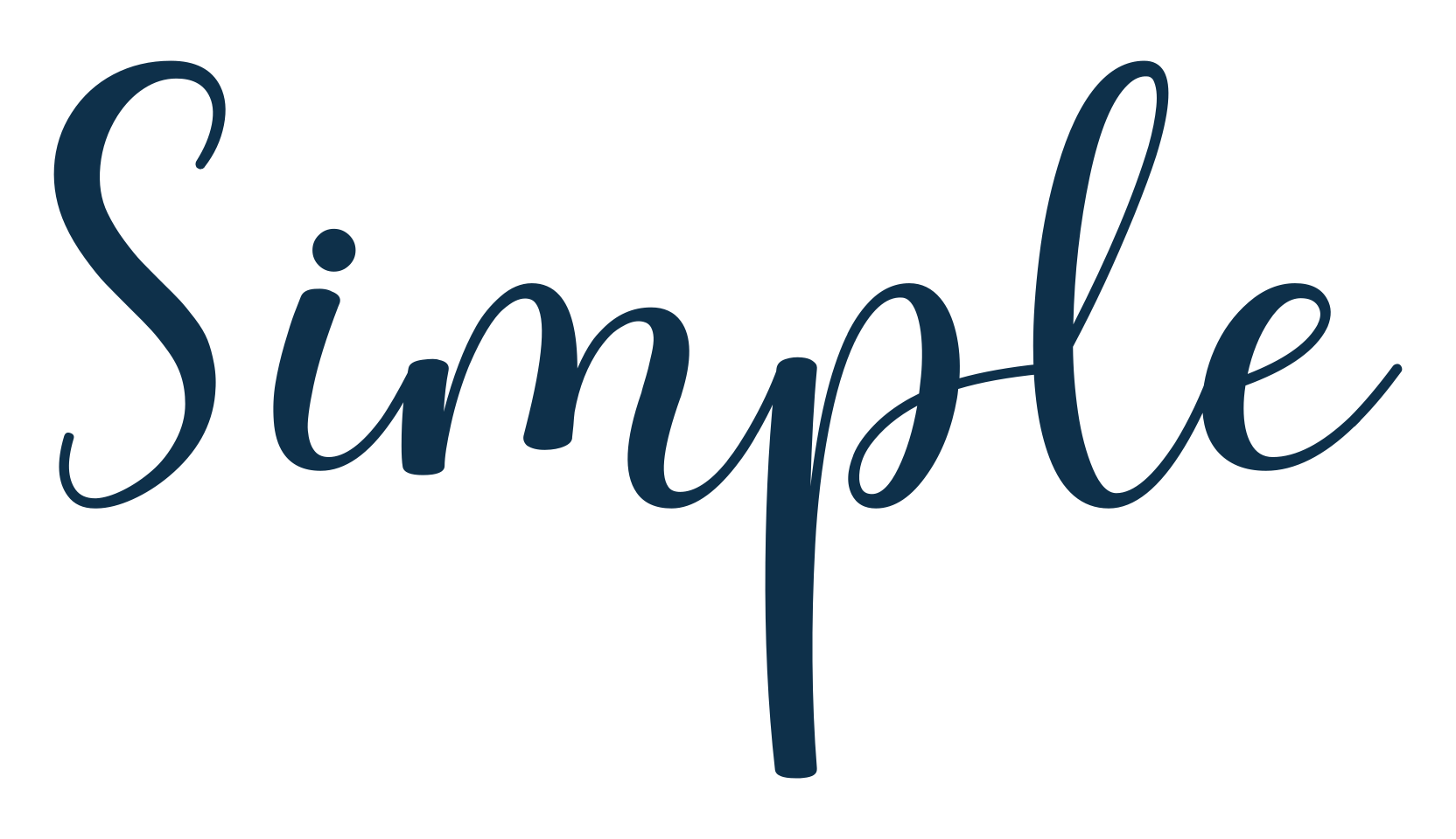 Simple (simple-2), fancy various decorative script calligraphy font preview