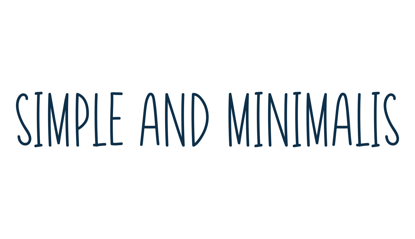 Simple And Minimalis, script handwritten fancy decorative calligraphy font preview