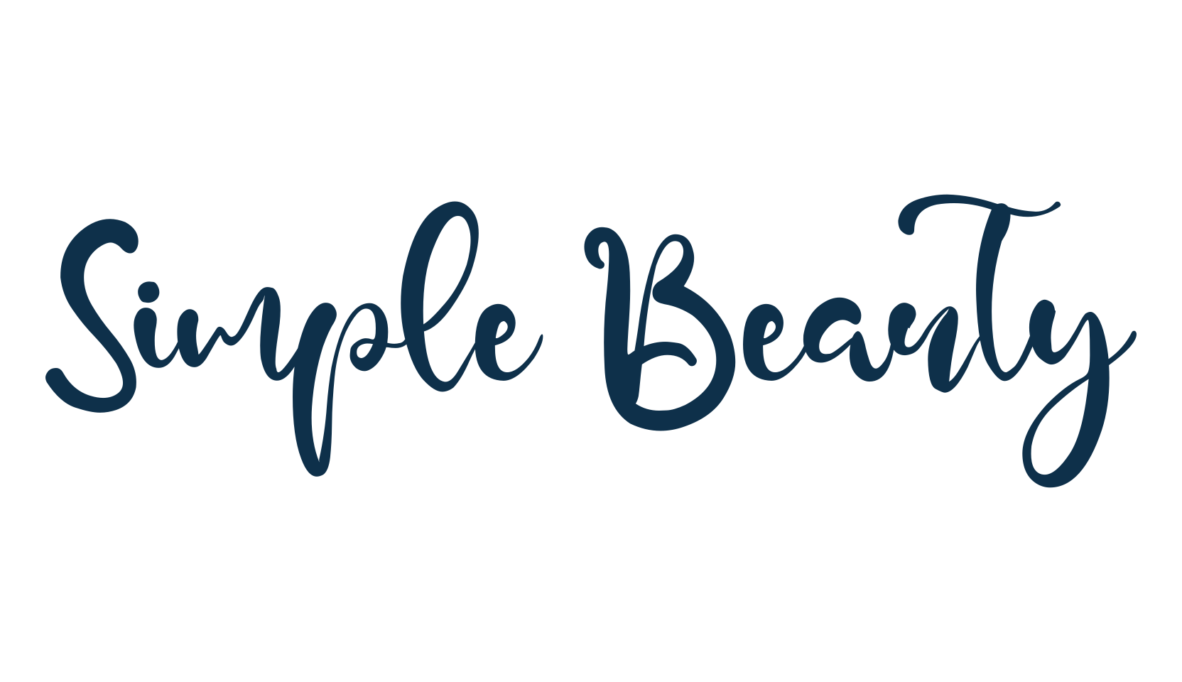 Simple Beauty, fancy various decorative script calligraphy font preview
