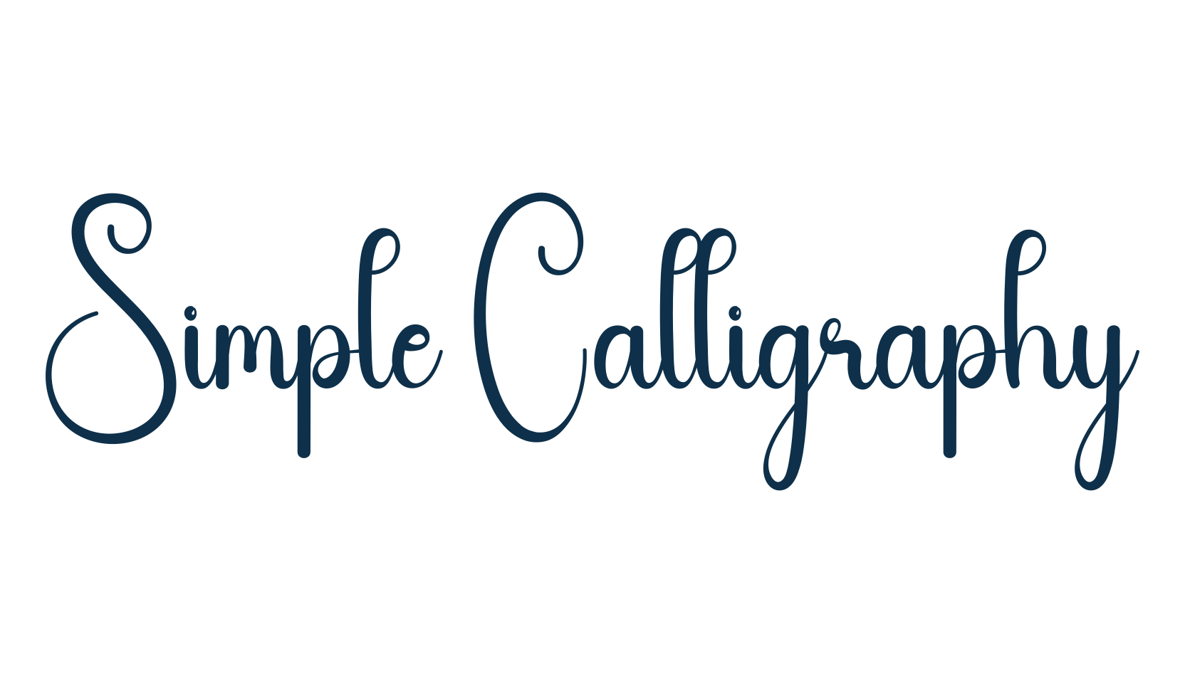 Simple Calligraphy, fancy various decorative script calligraphy font preview