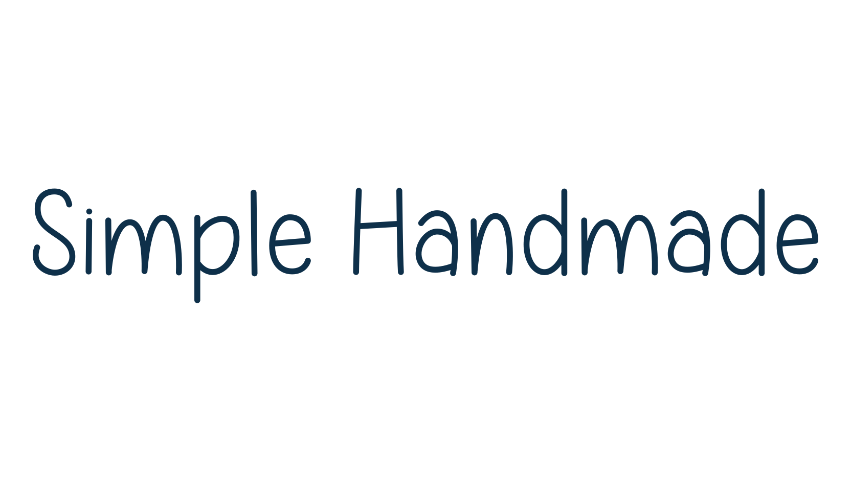 Simple Handmade, script handwritten fancy decorative calligraphy font preview