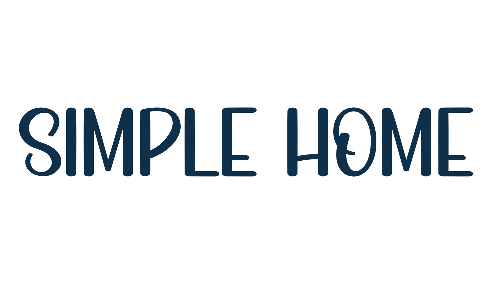 Simple Home (simple-home-4), fancy various decorative script calligraphy font preview