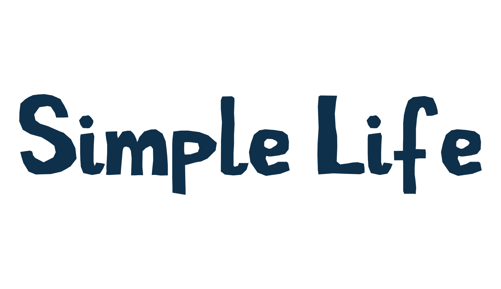 Simple Life (simple-life), fancy various decorative font preview