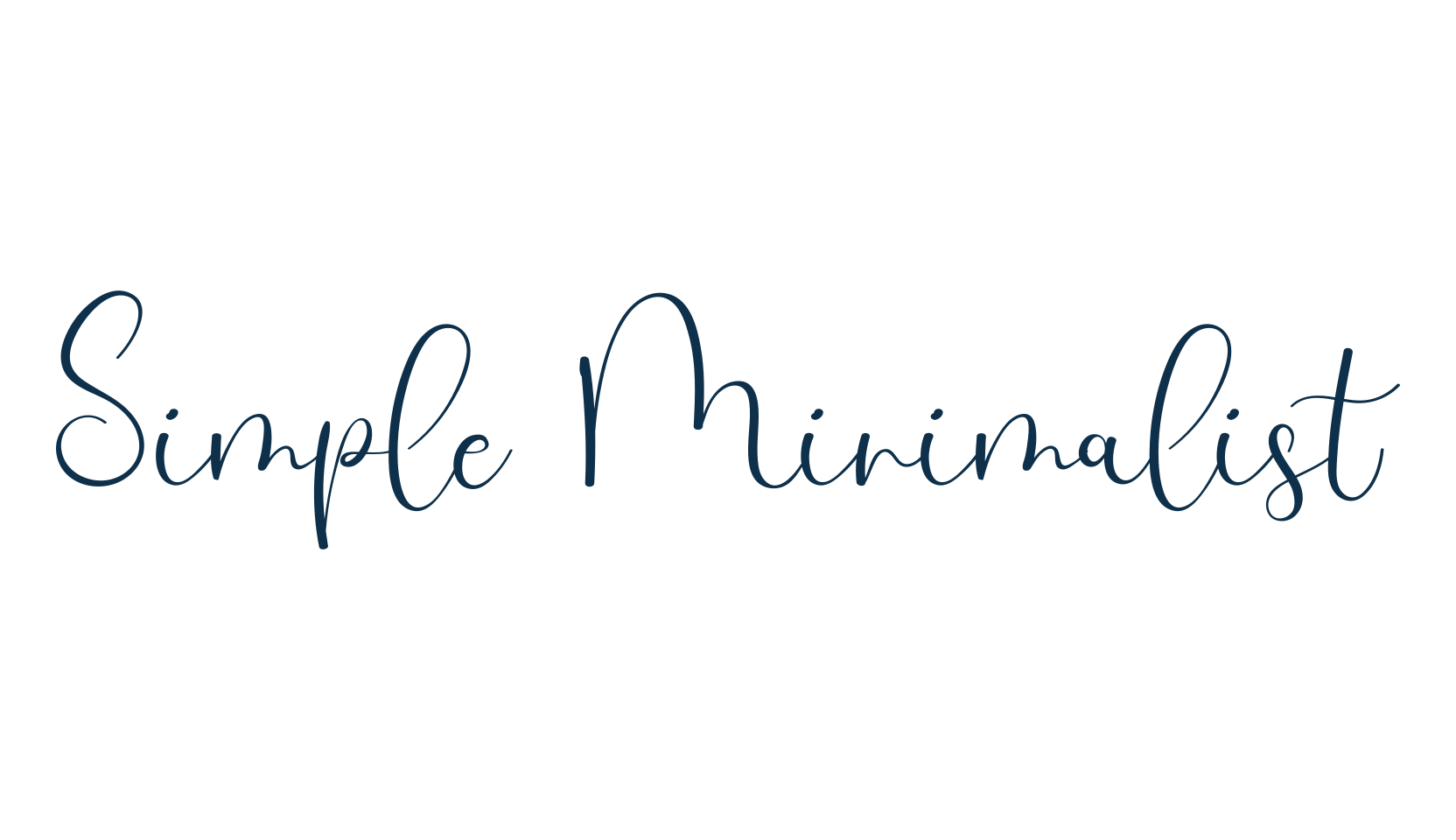 Simple Minimalist (simple-minimalist), script calligraphy fancy decorative font preview