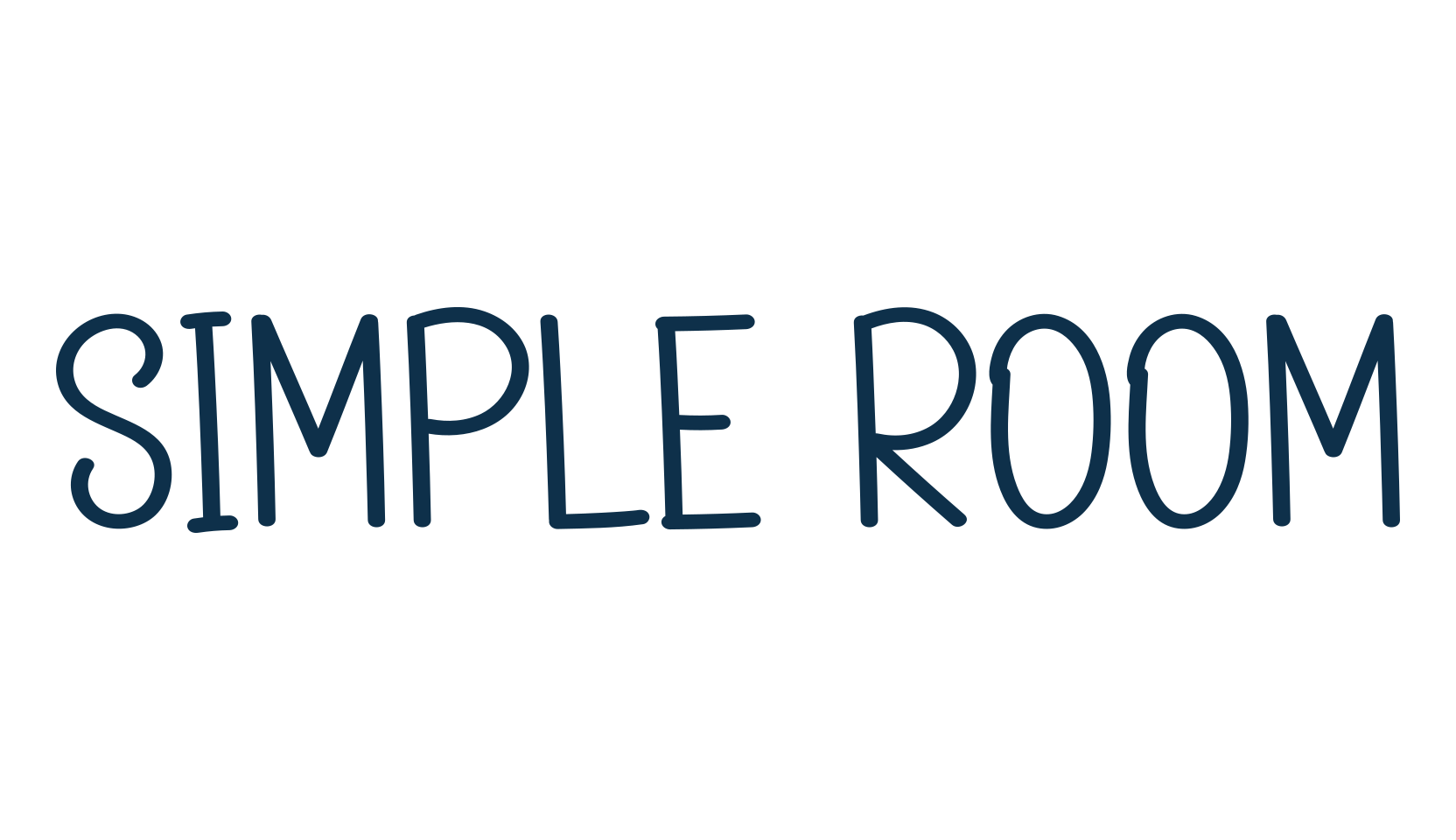 Simple Room, script handwritten fancy decorative calligraphy font preview