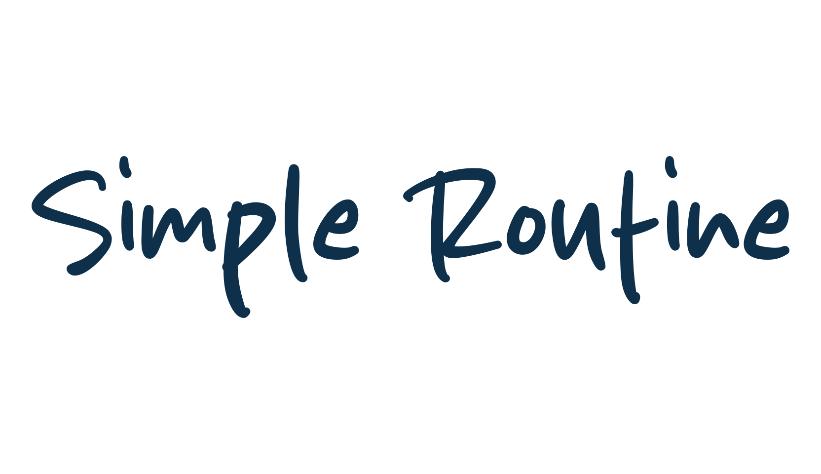 Simple Routine, script handwritten fancy decorative calligraphy font preview