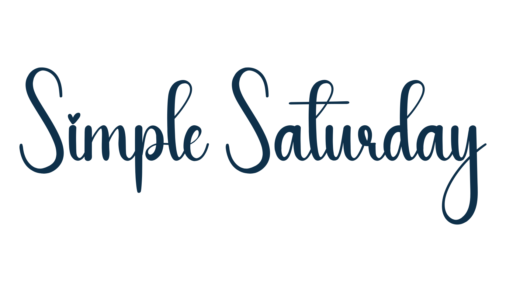 Simple Saturday, handwriting font preview