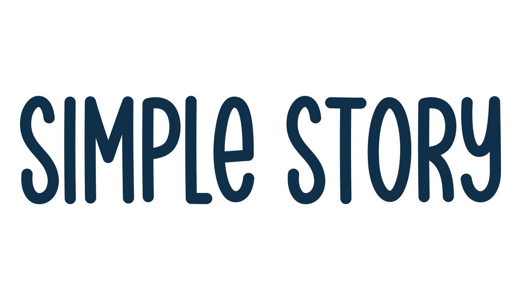 Simple Story, script handwritten fancy decorative calligraphy font preview