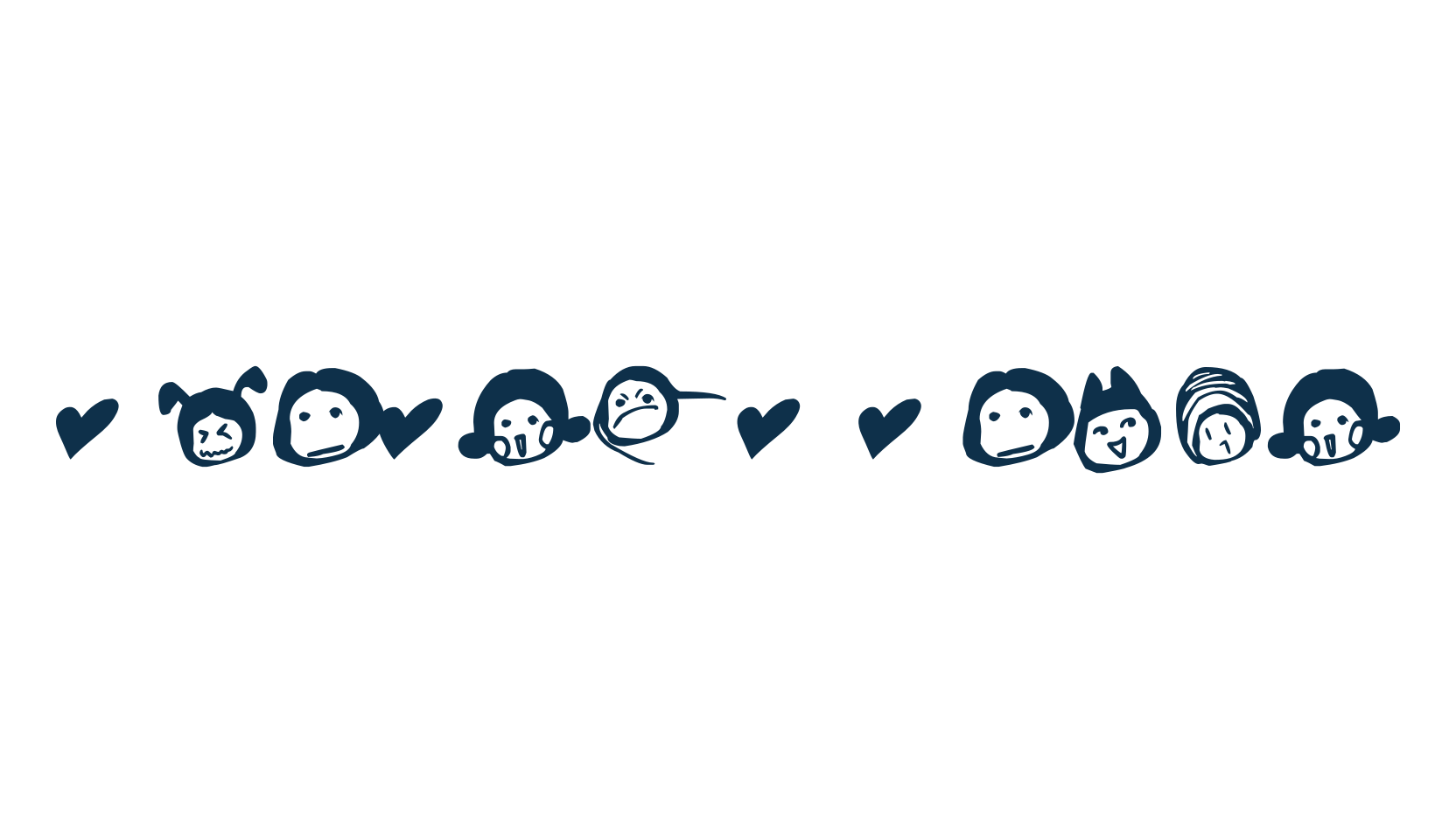 Simplesymbol, fancy decorative font preview