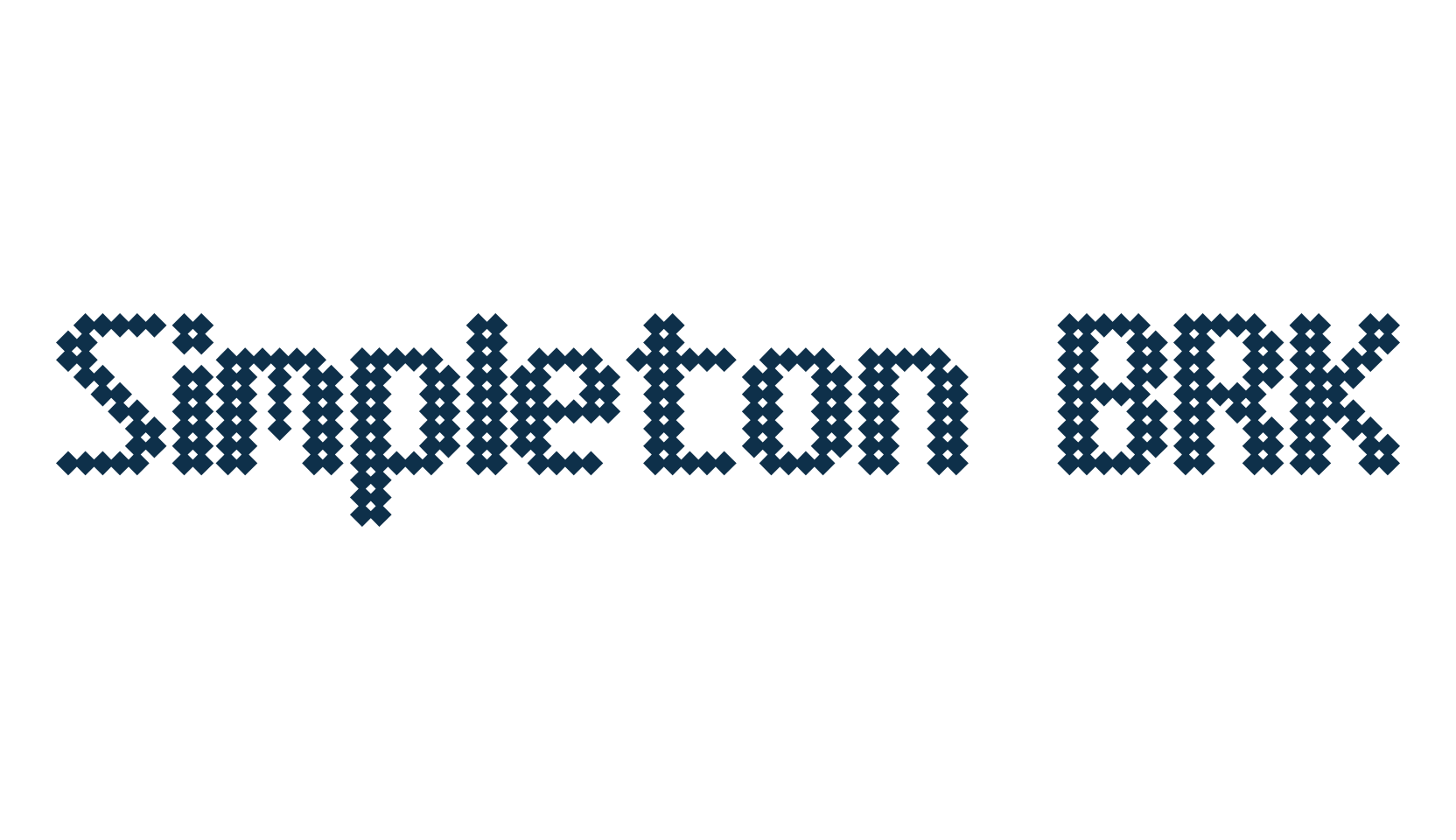 Simpleton BRK, various font preview