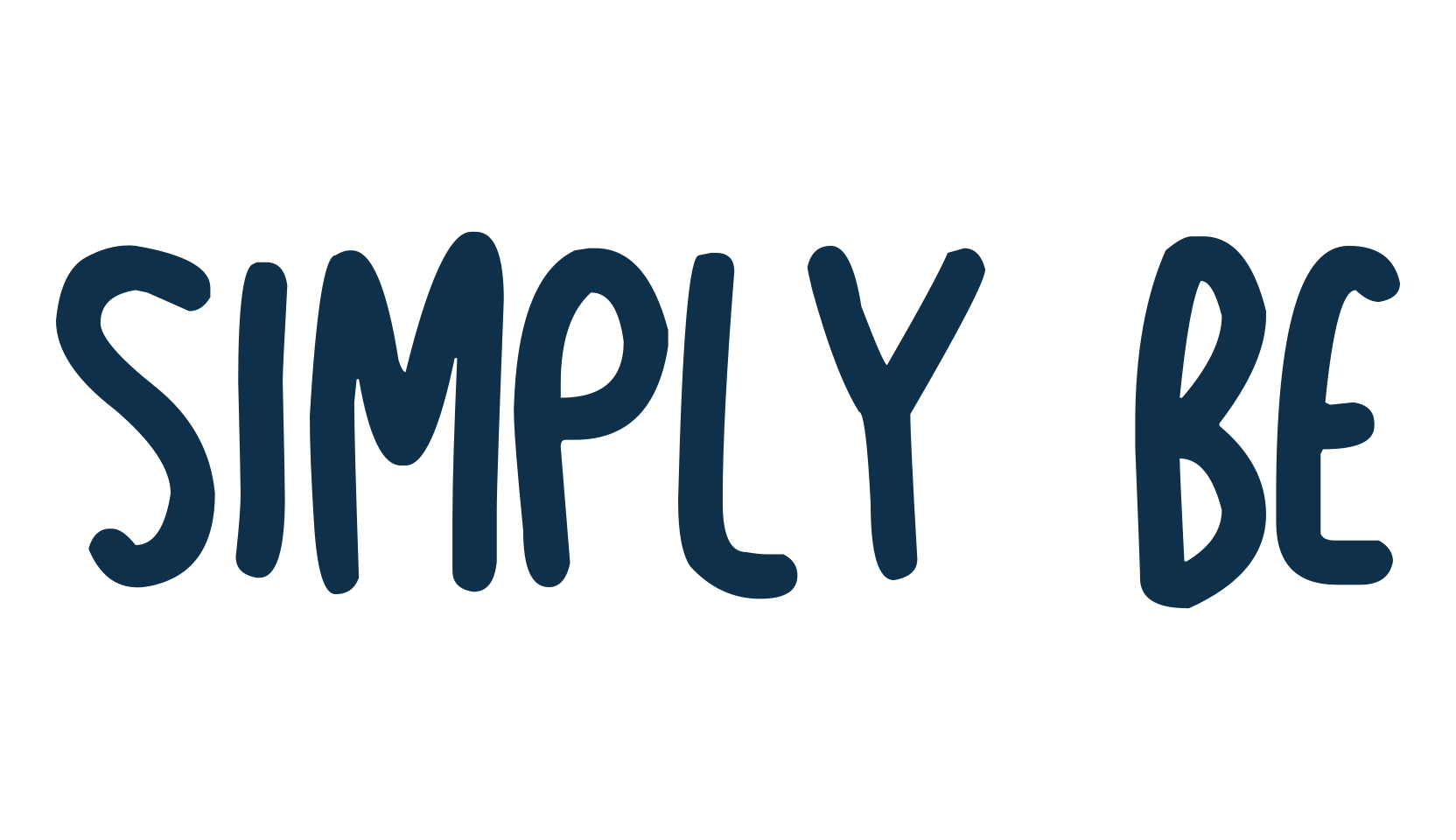 Simply Be, script handwritten fancy decorative calligraphy font preview