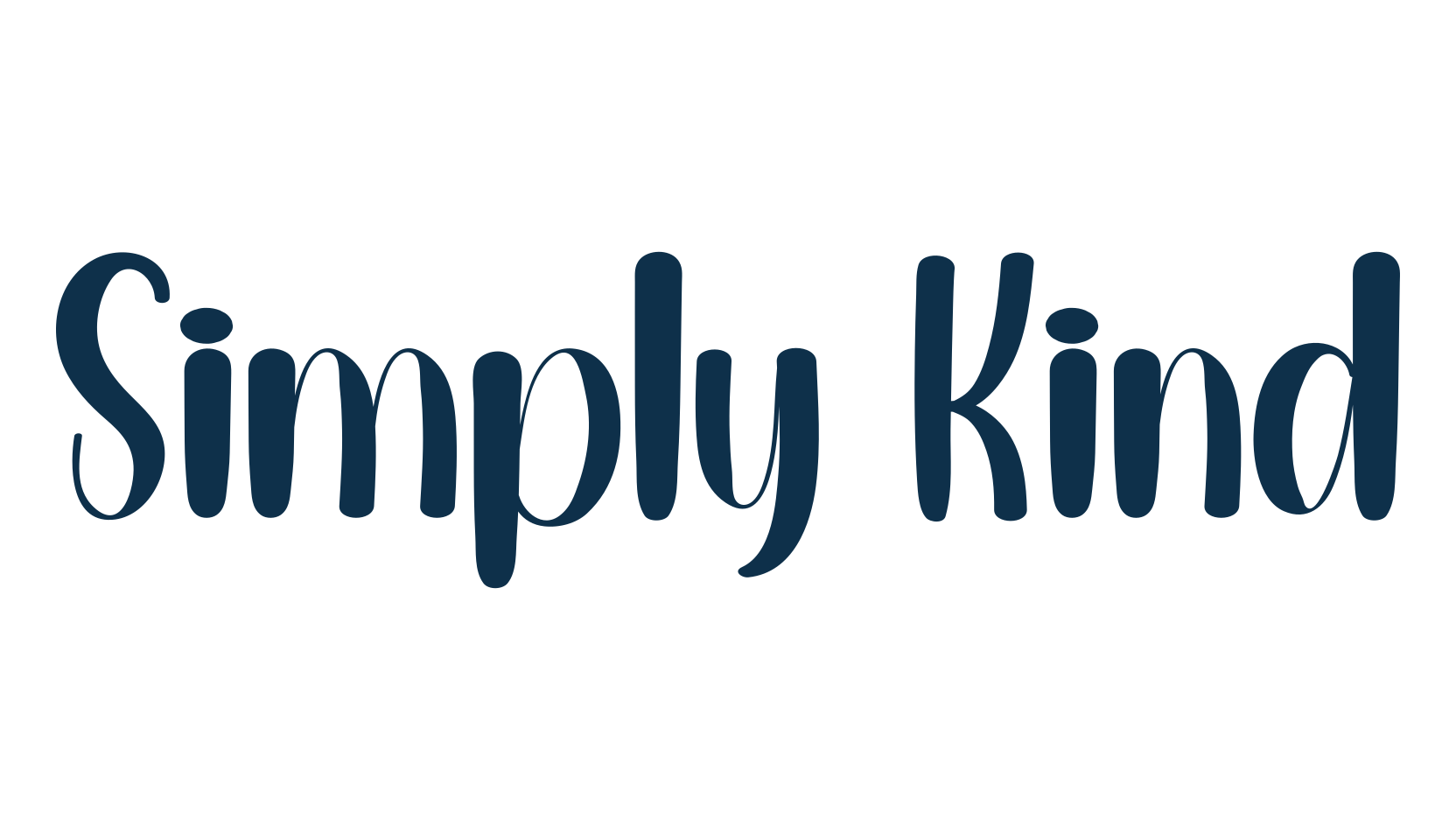 Simply Kind, various font preview