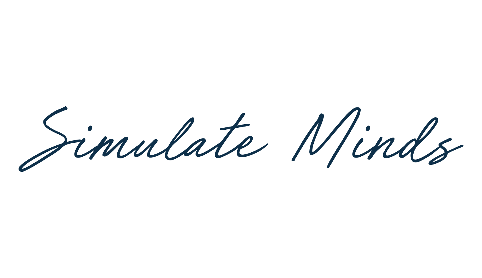 Simulate Minds, script handwritten fancy decorative calligraphy font preview