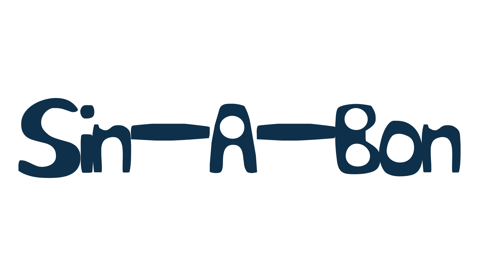 Sin-A-Bon, cartoon font preview