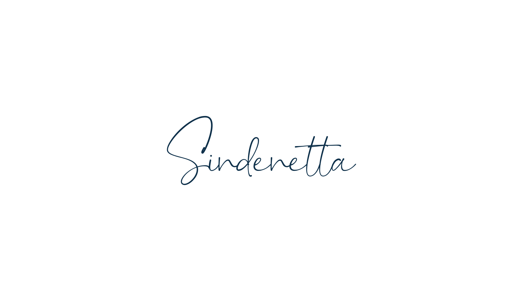 Sindenetta, handwriting font preview
