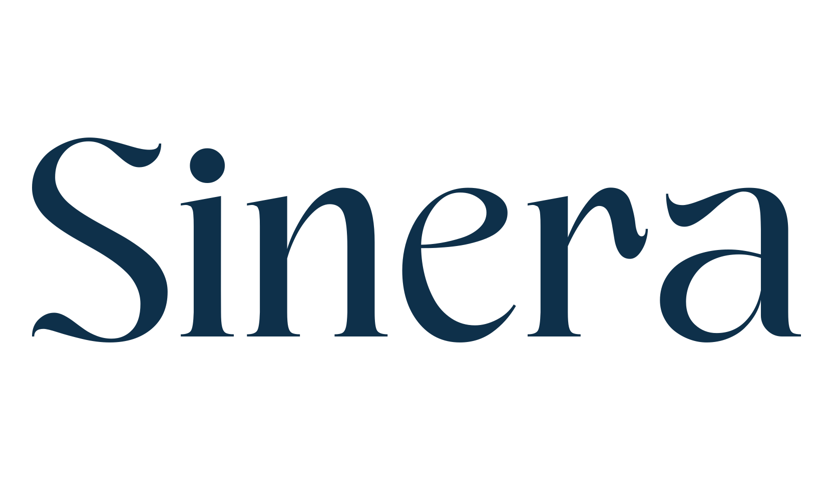 Sinera, various font preview