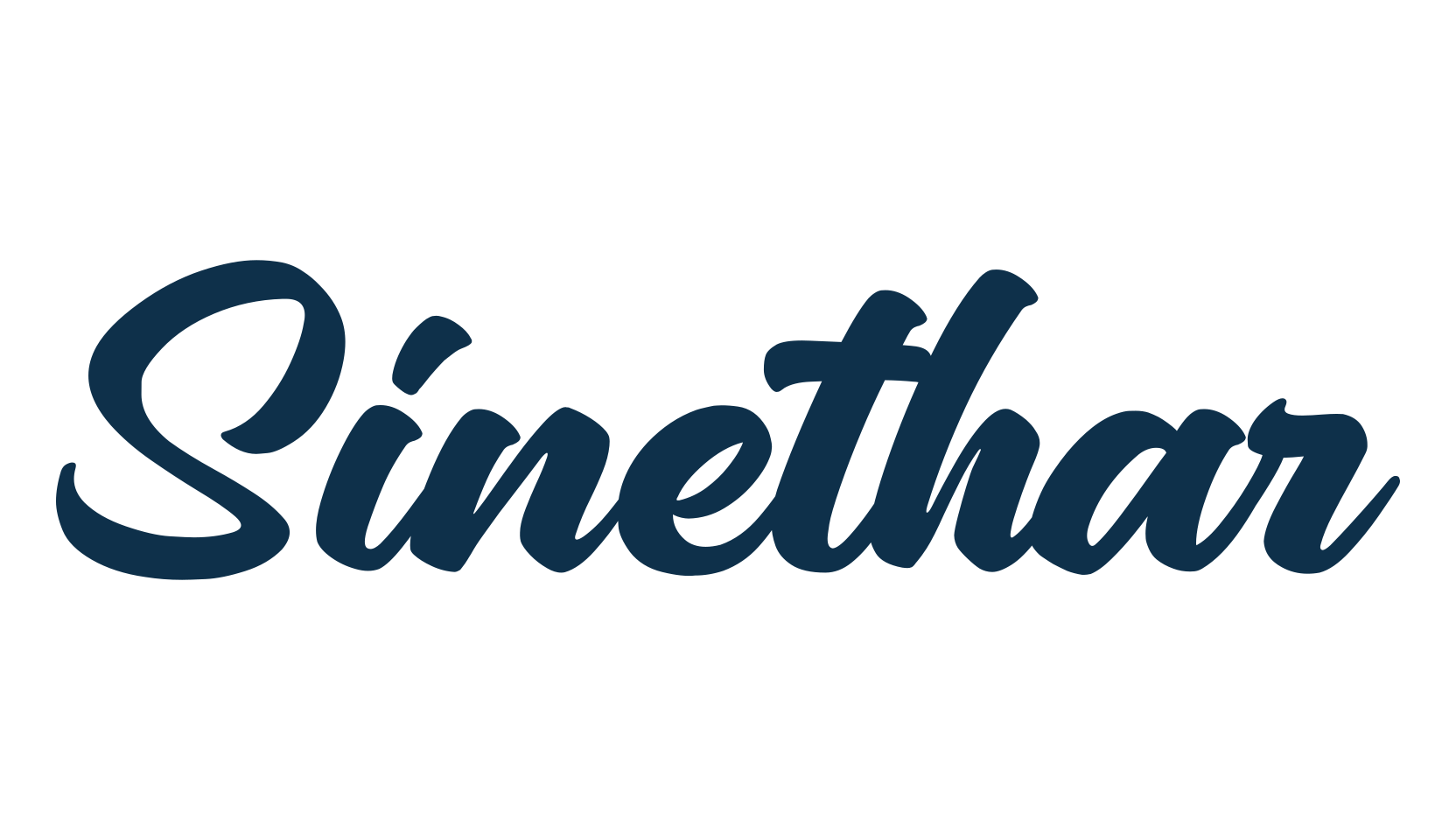 Sinethar, various font preview
