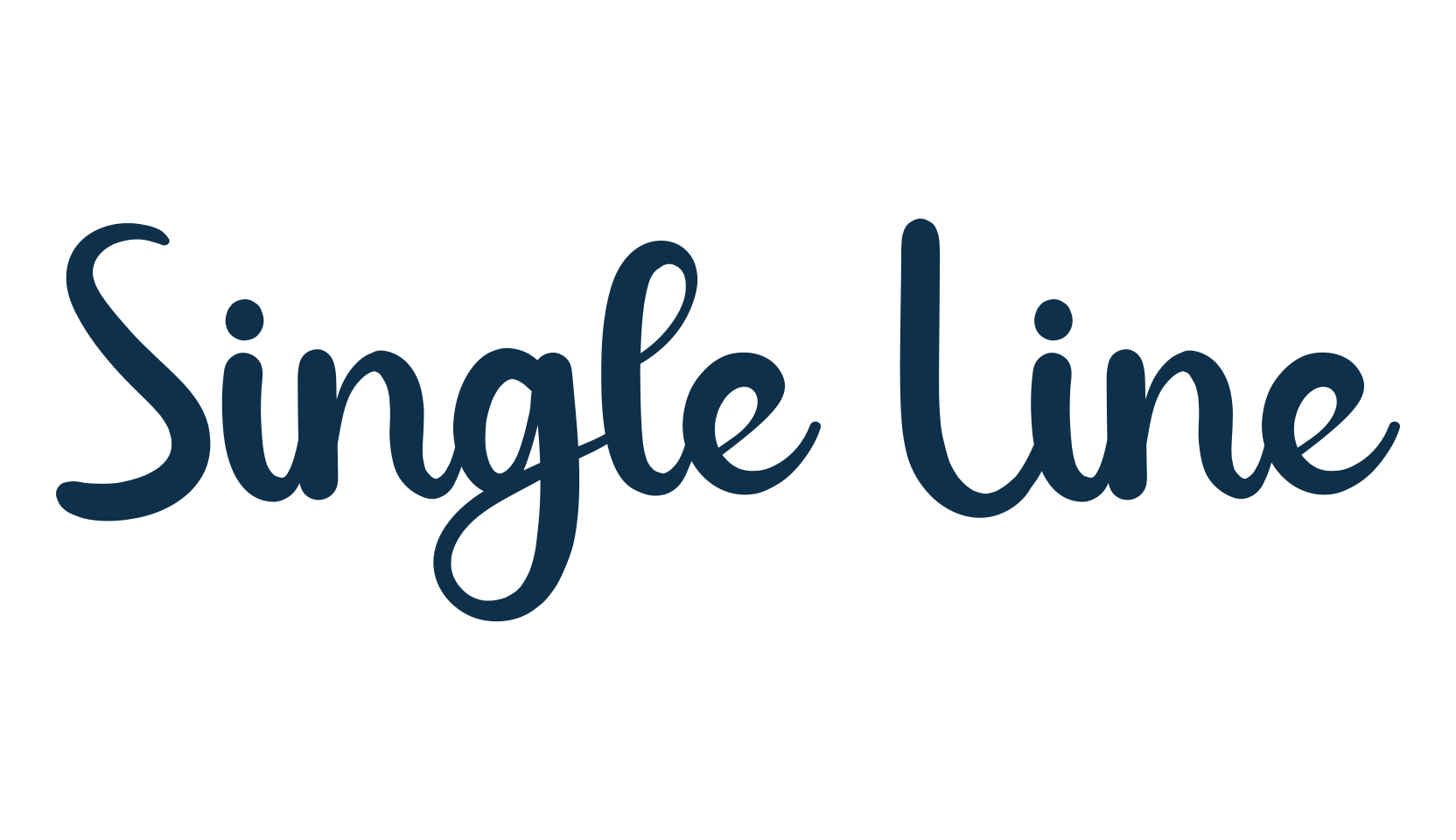 Single Line, display market font preview