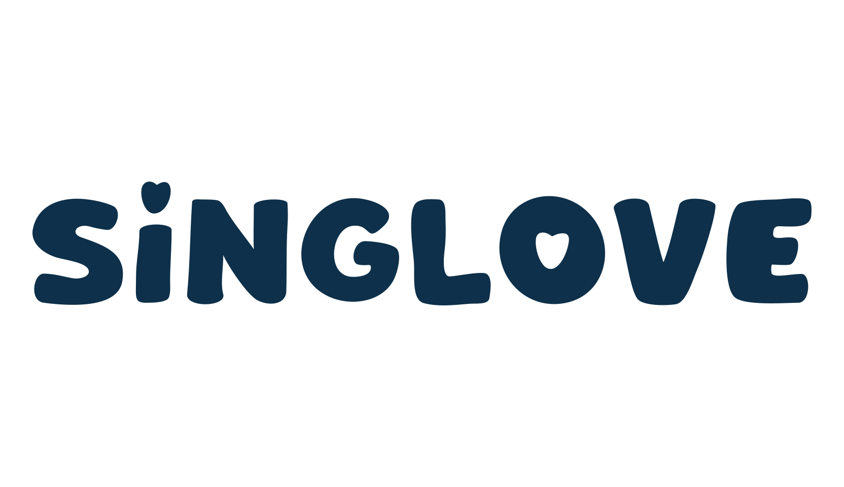 Singlove, cartoon font preview