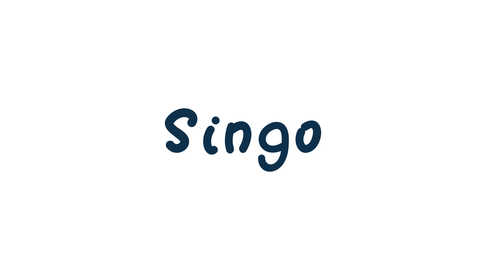 Singo (singo), handwriting font preview