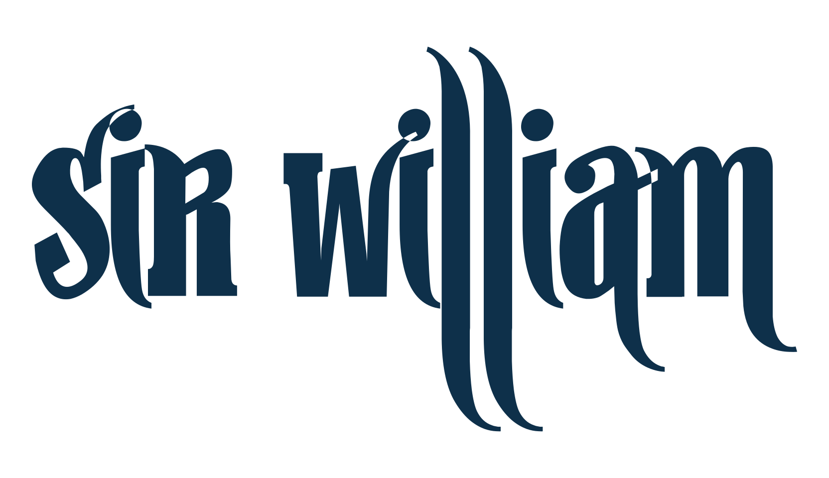 Sir William, fancy various gothic font preview