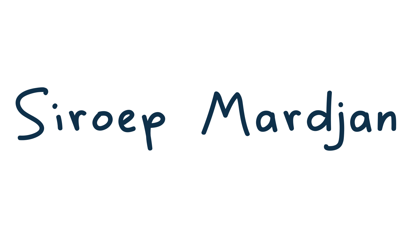Siroep Mardjan, script handwritten fancy decorative calligraphy font preview
