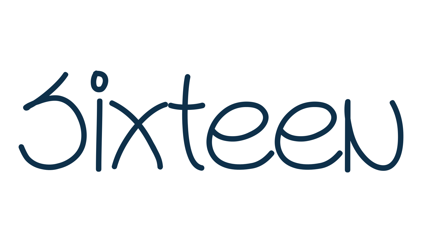 Sixteen, script handwritten fancy decorative calligraphy font preview