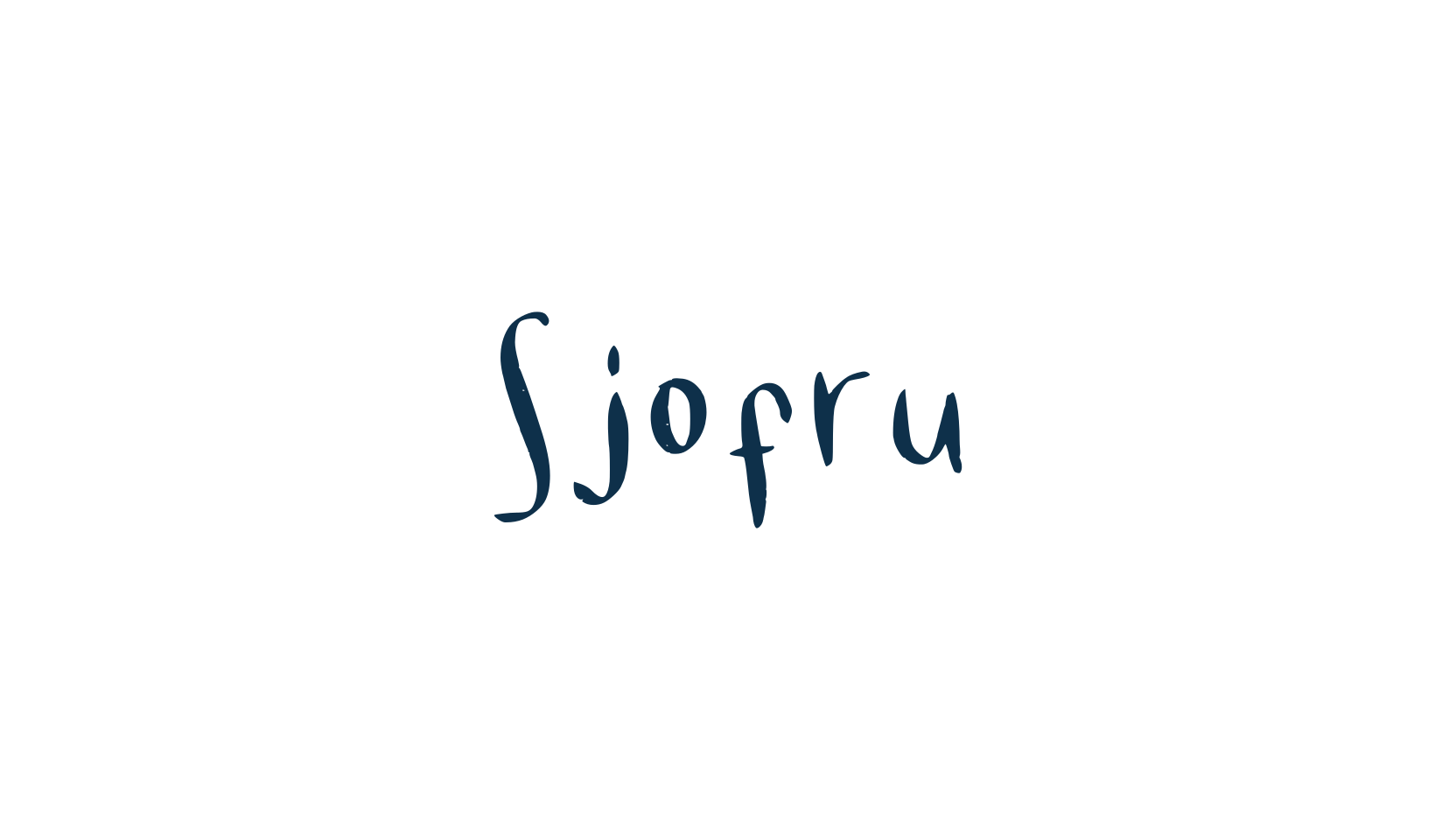 Sjofru, script handwritten fancy decorative calligraphy font preview
