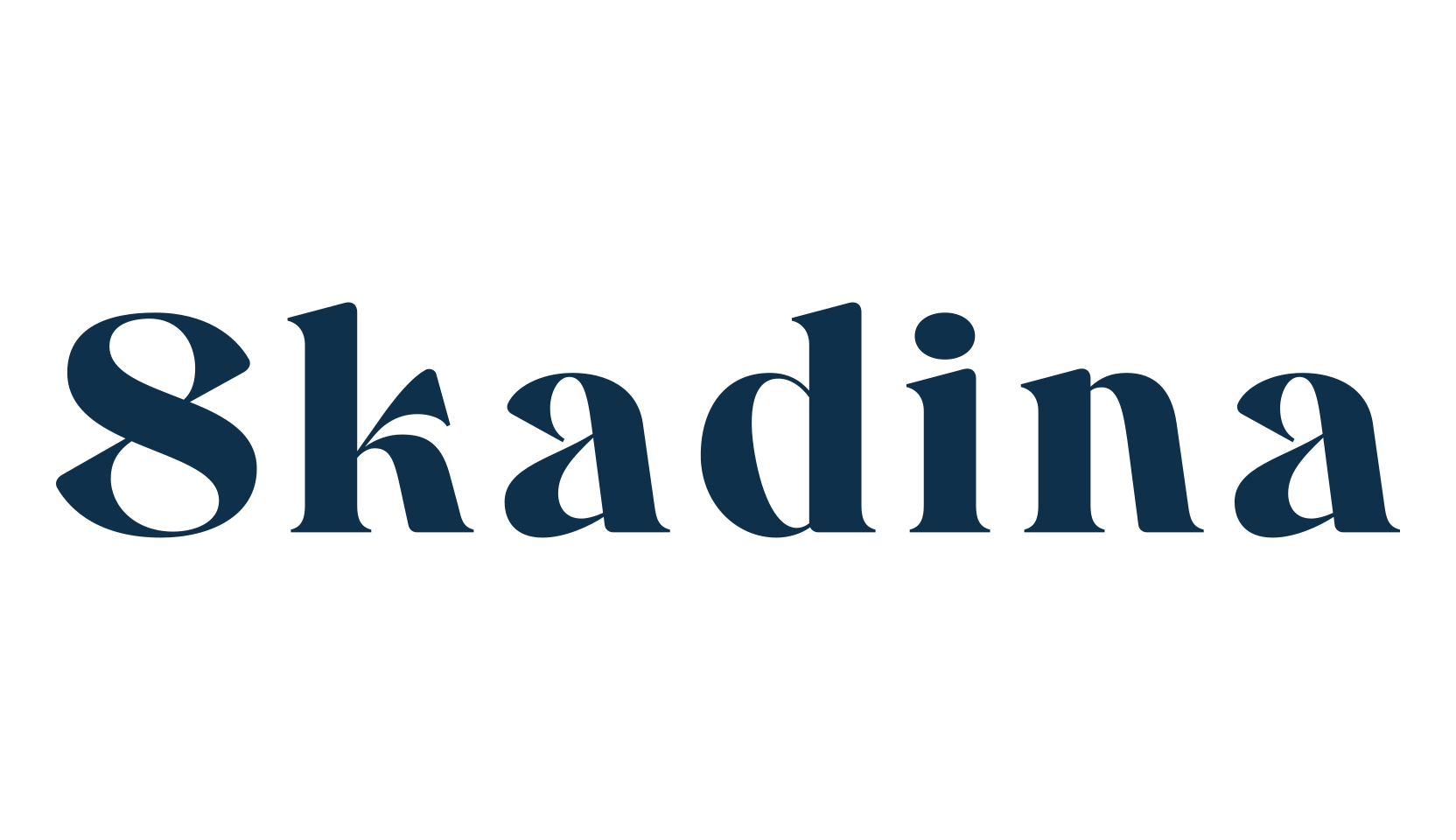 Skadina, basic serif font preview