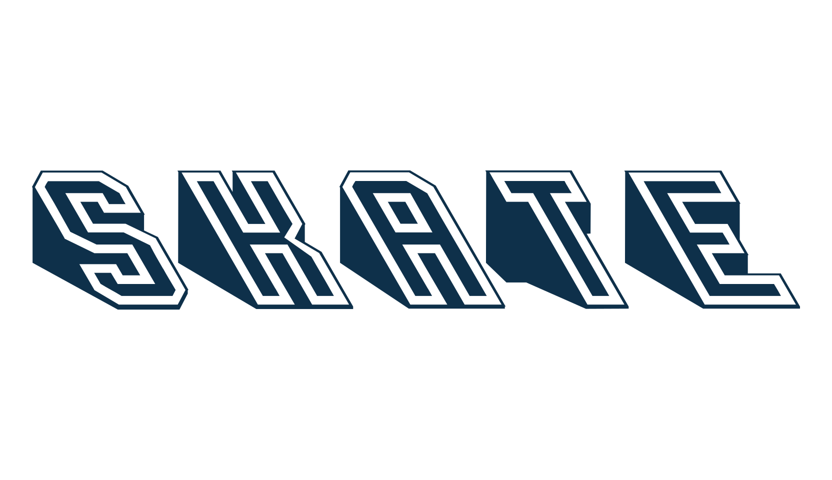 Skate, fancy various decorative font preview