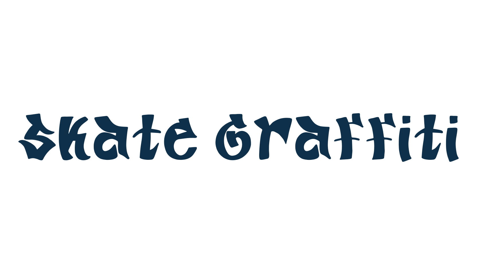 Skate Graffiti, graffiti font preview