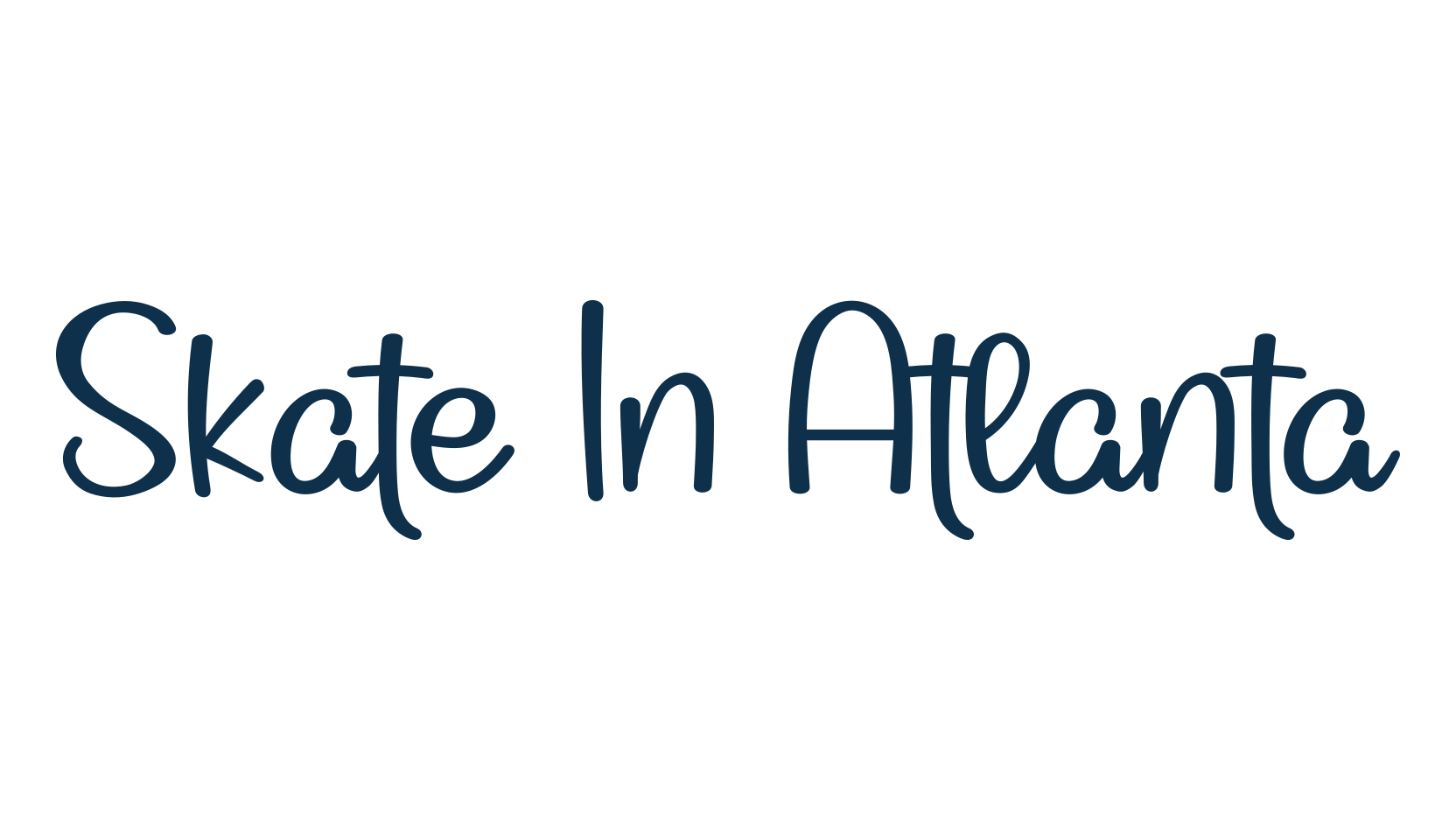 Skate In Atlanta, fancy decorative font preview