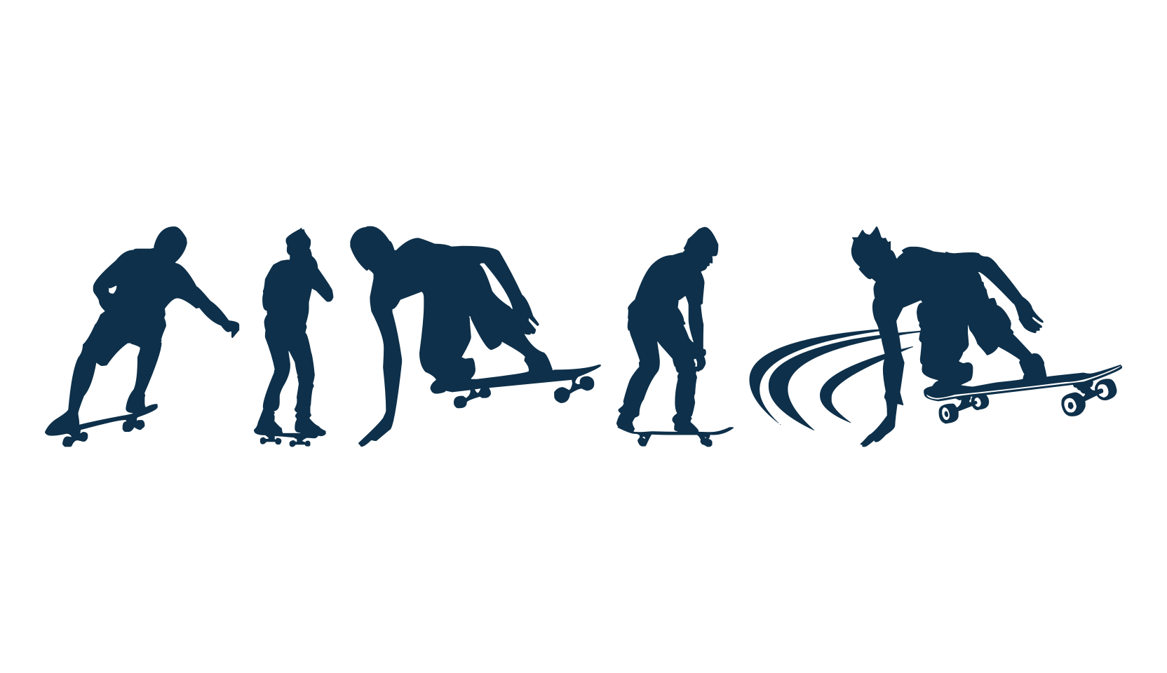 Skate (skate), fancy decorative font preview