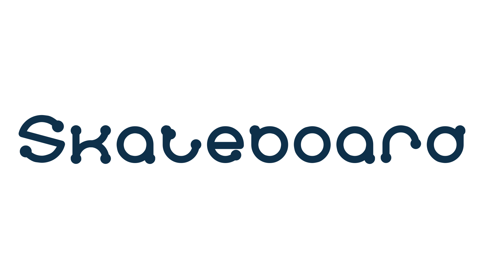 Skateboard, various font preview