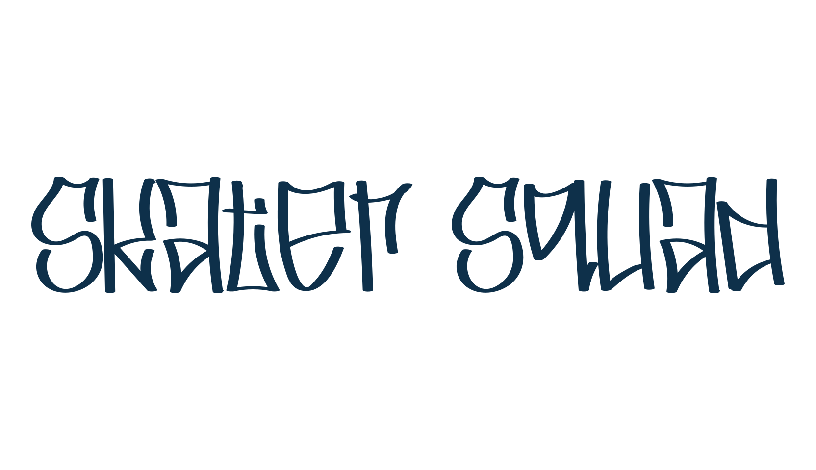 Skater Squad, script graffiti fancy decorative calligraphy font preview