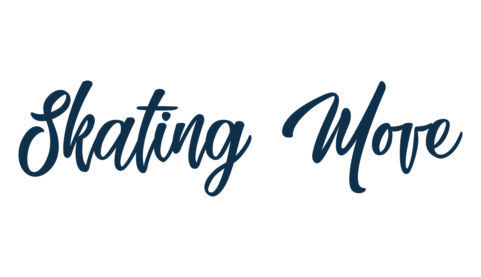 Skating Move, script brush fancy decorative calligraphy font preview