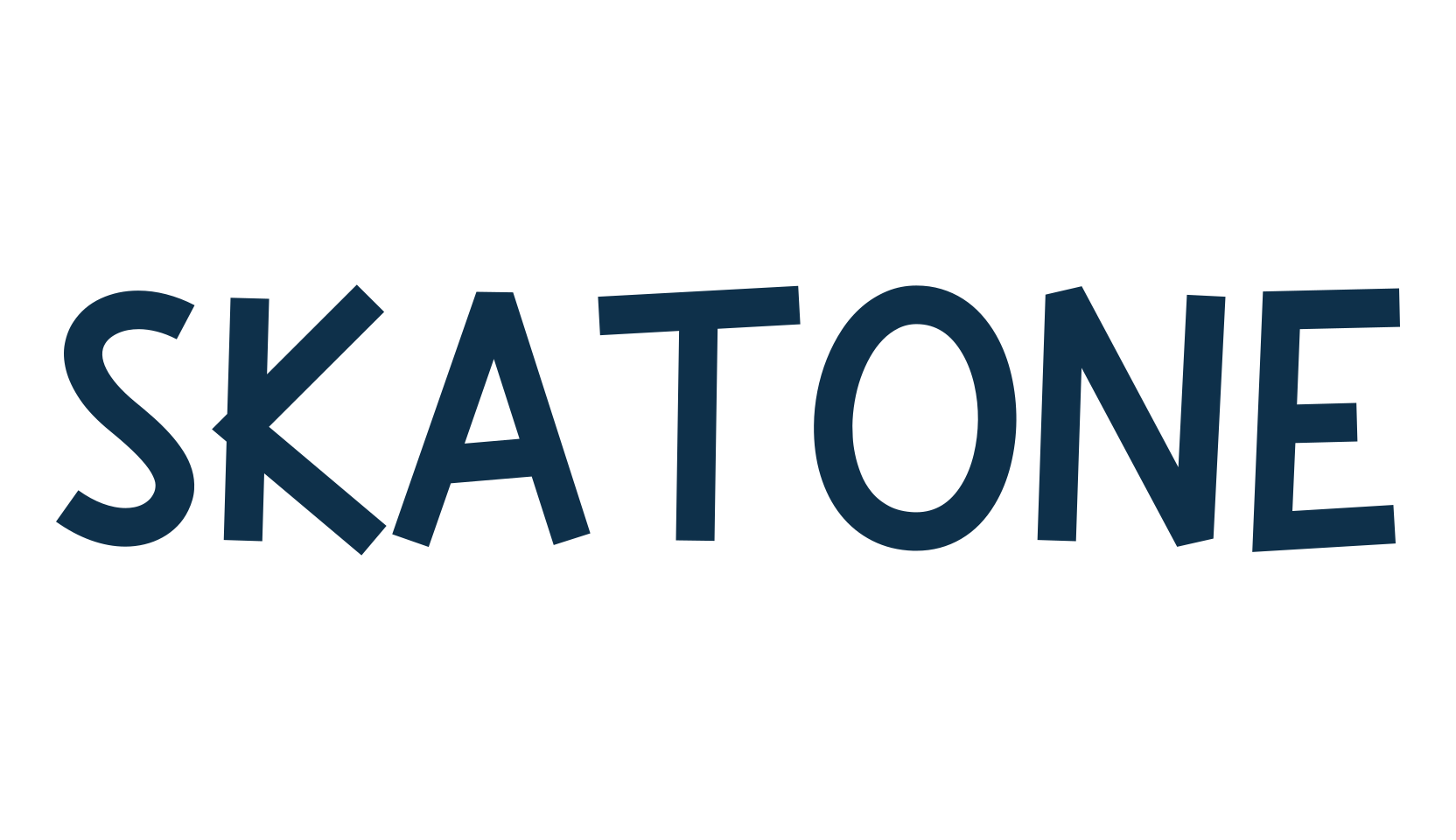 Skatone, cartoon font preview