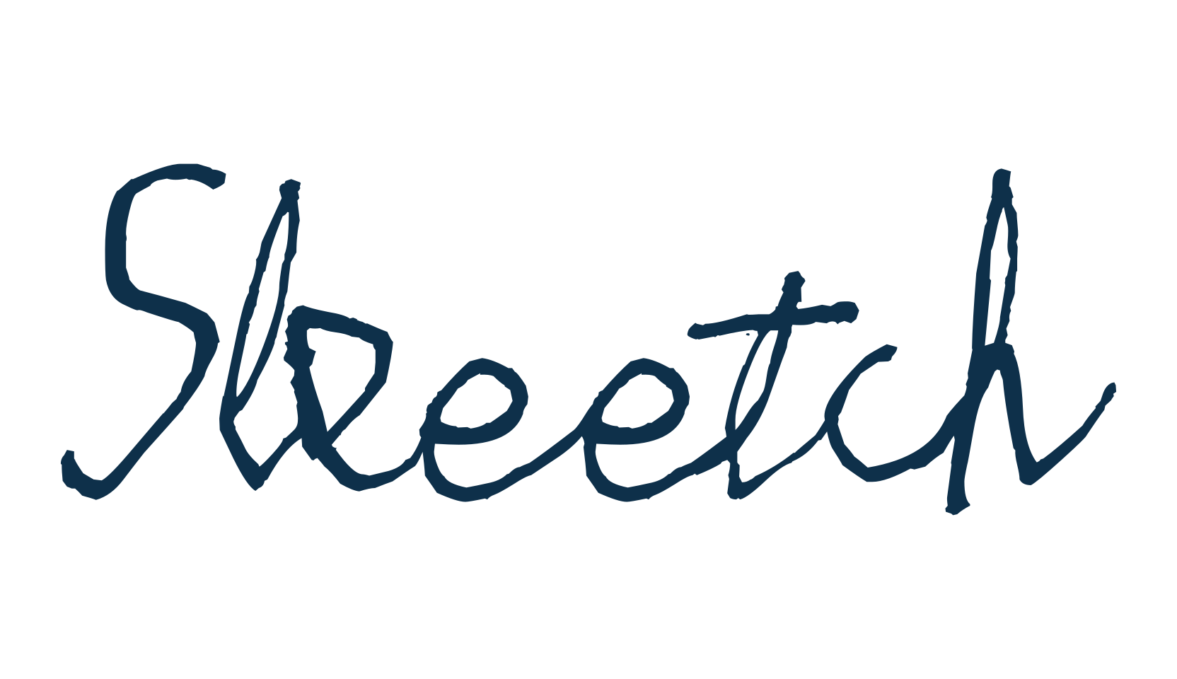 Skeetch, script trash fancy decorative calligraphy font preview