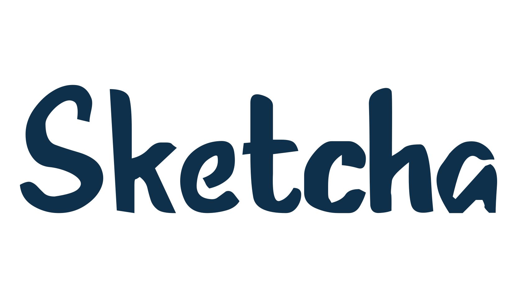 Sketcha, fancy decorative font preview