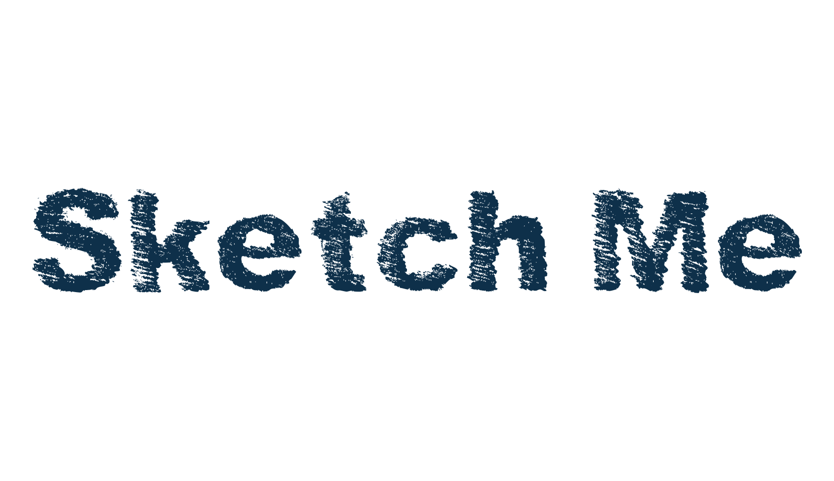 Sketch Me, fancy eroded decorative font preview