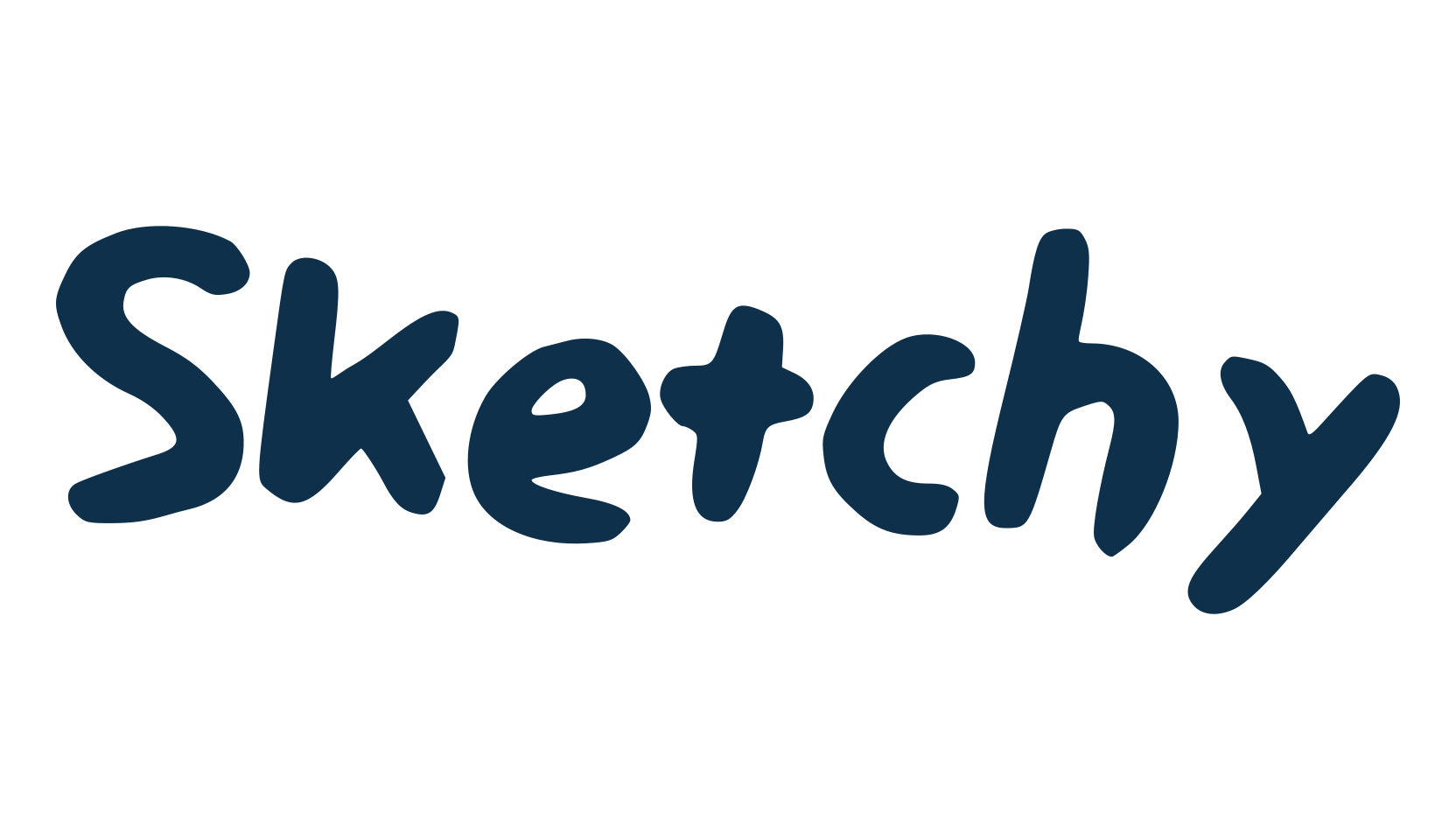 Sketchy (sketchy-5), script handwritten fancy decorative calligraphy font preview